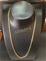 Yellow Stainless Steel 22" Curb Chain - $90