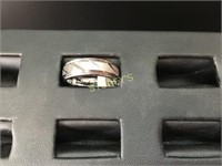 Tungsten Carbide 7mm Diamond-C Men's Ring