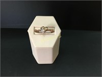 10kt Heart Ring w/ Diamonds - $400