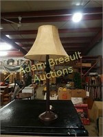 Modern 27 inch brushed bronze table lamp