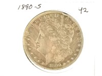 1890-S MORGAN SILVER DOLLAR COIN