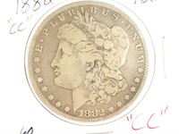 1882-CC CARSON CITY MORGAN SILVER DOLLAR COIN