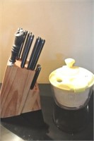 Farberware Knife Block & Salad Spinner