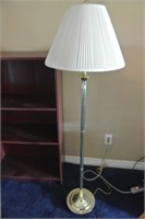 Brass Tone Swing Arm Floor Lamp