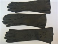 Made in France Vintage Leather Gloves