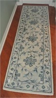 Blue & White Hall Runner