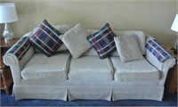 Sofa Bed w/Matching Throw Cushions