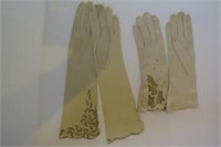Made in Italy Vintage Cut Work Gloves