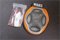 Wahl Pet Cleaning Mitt & 6' Pink Leash