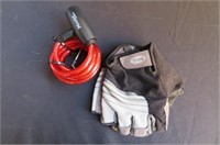 Bell Bicycle Gloves and MasterLock Bike Lock