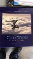 Hard cover book gifts of wings 

An aerial