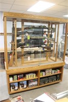Lighted Display Cabinet 72"x26"x83" W/Glass Doors