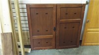 2 Wood Cabinet Doors - 20 x 38