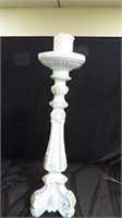 Plaster Candle Holder - 26 inches tall
