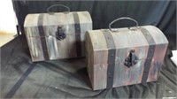 2 Small Wood Trunks