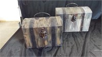 2 Small Wood Trunks