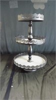 3 Tier Dessert Display 19 inches tall