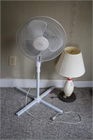 Polar Wind Pedestal Fan & Bowling Pin Lamp