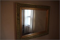 Gold Framed Wall Mirror 37 x 31
