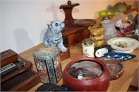 Lot of Trinkets and Wooden Boxes