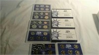 2001, 2002 and 2003 United States mint proof sets