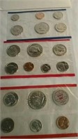 1963 Denver Mint uncirculated coins and 1981
