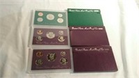1992, 1993 and 1995 United States mint proof
