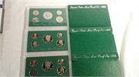 1996, 1997 and 1998 United States mint proof sets