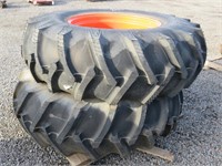 (2) Firestone 18.4 - 28 Tires and Rims