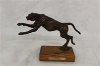 "Cheetah" Bronze by Arnold Goldstein