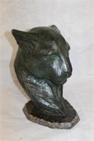 "Cougar Head" Bronze by Japhee 1/23