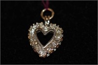 Ldies high quality Diamond Heart Pendant
