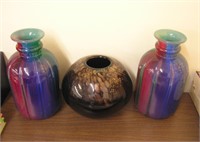 Decorative Colored Glass Vases