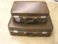 Vintage Inviscta Hard Suitcases
