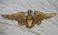 Vintage Sexton Cast Metal Gold Federal Eagle Decor