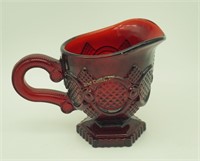 14 1875 Cape Cod  Avon Ruby Glass New Serving Pcs