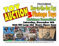 Christmas Toy & Decoration Auction - LAST CALL