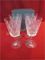 Waterford Crystal Goblets Made in Ireland 4pc lot