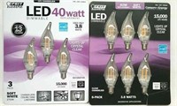 40 Watt LED Replacement Candelabra Bulbs-9