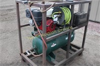 Rolair 13hp Air Compressor in Metal Cage