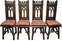 Tom Glavines 4 Cher's Anique Gothic Chairs