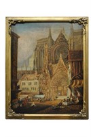 Tom Glavines Antique Cathedral Painting