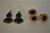 Antique Asian Ring & 2 Earring Sets
