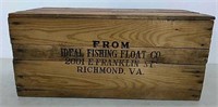 Ideal Fishing Float Co. Crate