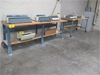 (2) Wood Top Workbenches