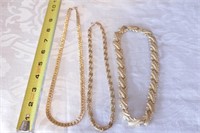 Group of 3 Costume Jewelry Necklaces