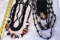 Group of 5 Beaded Necklaces
