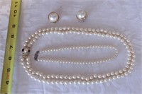 Group of Pearl-like Costume Jewelry