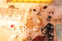 Group of Misc Costume Jewelry Parts
