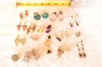 Group of 13 sets of Earrings & Misc Pieces